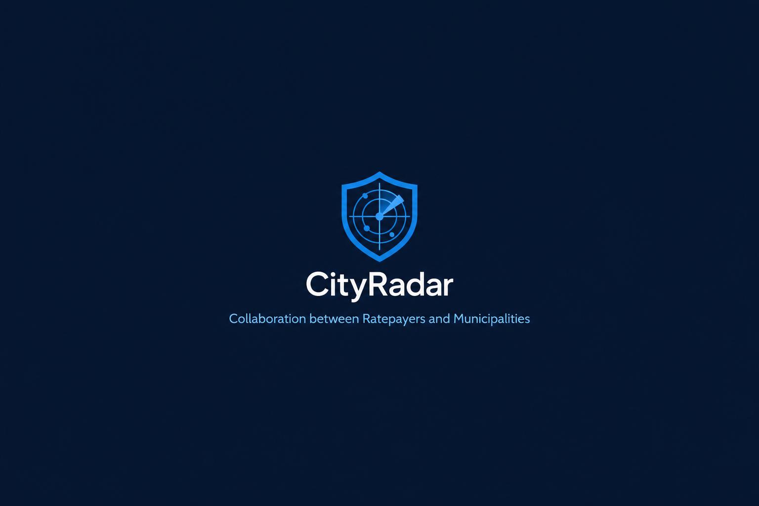 City Rader CityRadar — Collaboration between Ratepayers and Municipalities